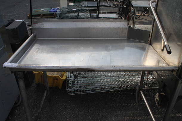 Jackson Tempstar Stainless Steel Commercial Straight Pass Through Dishwasher w/ Left Side Clean Side Dishwasher Table and Right Side Dirty Side Dishwasher Table. 208-230 Volts, 1 Phase. - Image 2 of 10