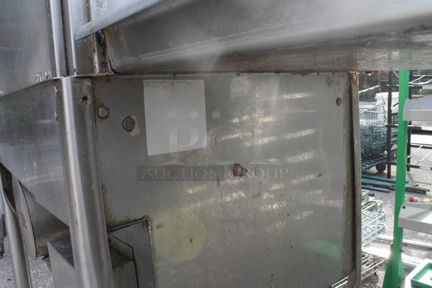 Jackson Tempstar Stainless Steel Commercial Straight Pass Through Dishwasher w/ Left Side Clean Side Dishwasher Table and Right Side Dirty Side Dishwasher Table. 208-230 Volts, 1 Phase. - Image 9 of 10