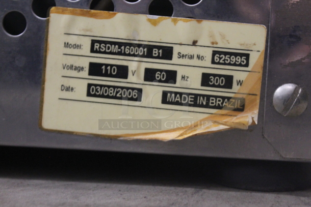 CustomHeat RSDM-160001 B1 Stainless Steel Commercial Countertop 2 Hopper Refrigerated Beverage Machine. 110 Volts, 1 Phase. Tested and Powers On But Does Not Get Cold - Image 4 of 4