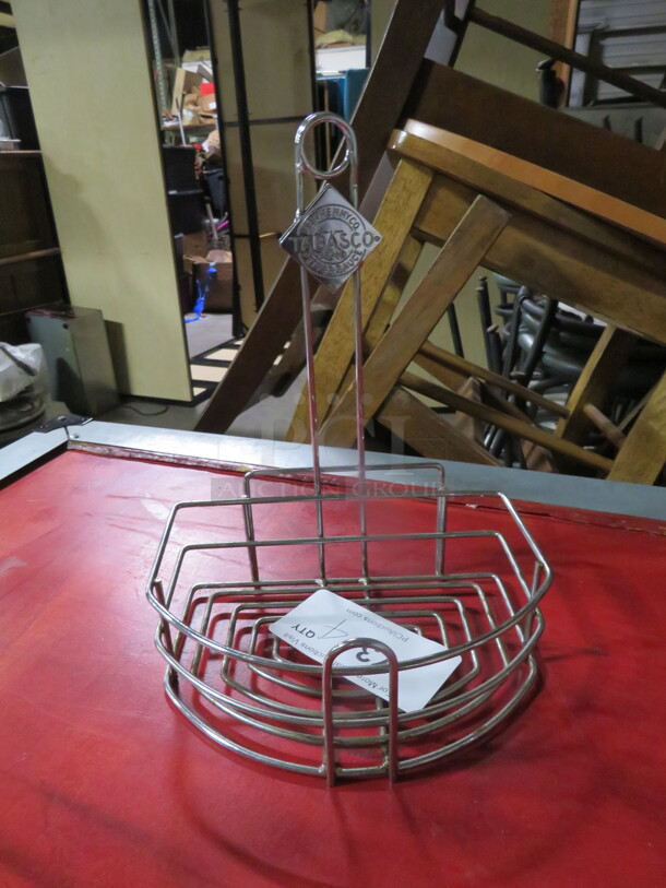 Stainless Steel Tabasco Condiment Caddy. 4XBID - Image 1 of 1