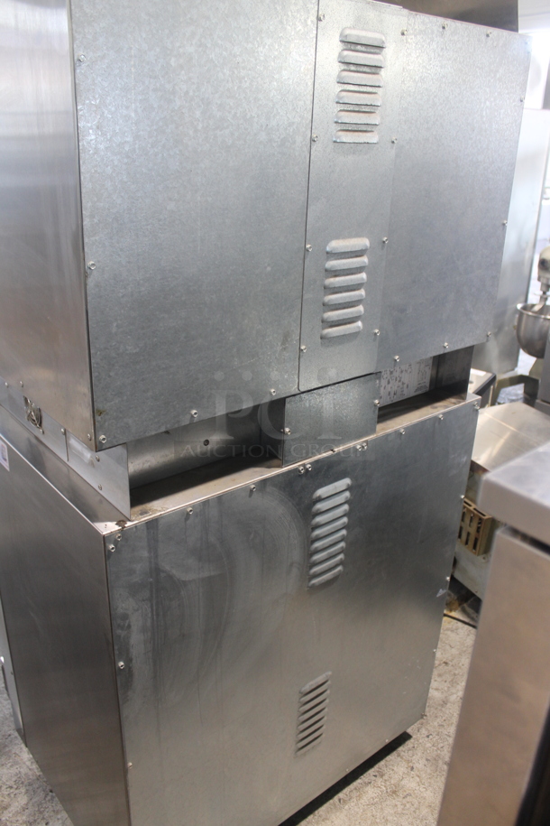 Duke AHPO-6/18 Stainless Steel Commercial Floor Style Electric Powered Oven Proofer on Commercial Casters. 240 Volts, 3 Phase.  - Image 9 of 12