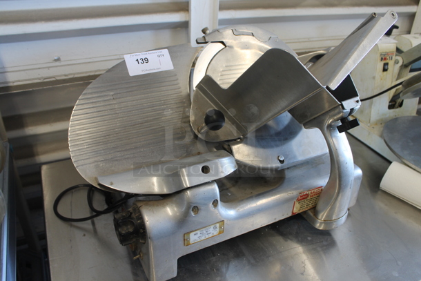 Berkel 909/1 Stainless Stel Commercial Countertop Meat Slicer. 115 Volts, 1 Phase. Tested and Working!  - Image 2 of 7