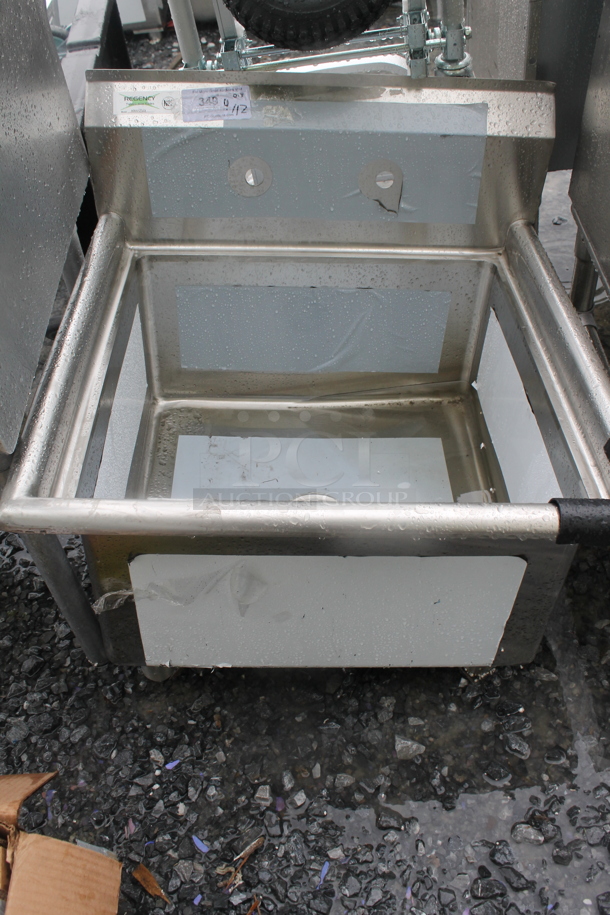 BRAND NEW SCRATCH AND DENT! Regency 600S12323 Stainless Steel Single Bay Sink. No Legs.   - Image 2 of 4