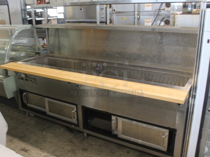 Stainless Steel Commercial Floor Style Buffet Station. Does Not Come w/ Remote Compressor.