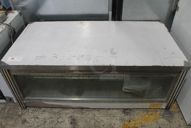 S&V Restaurant LB51R Metal Commercial Countertop Deli Display Case Merchandiser 115 Volts, 1 Phase. Does Not Come w/ Remote Compressor - Image 1 of 8