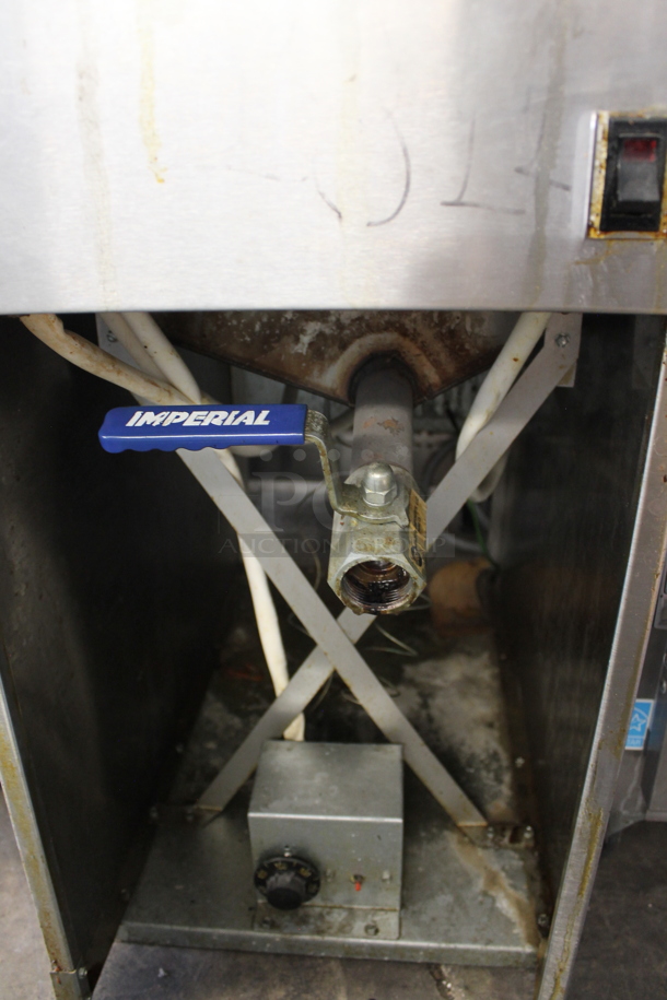 Imperial IFS-40-E Stainless Steel Commercial Electric Powered Deep Fat Fryer. 208 Volts, 3 Phase.  - Image 4 of 5