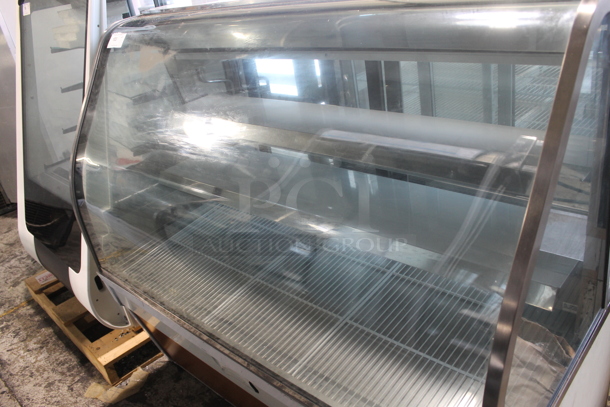BRAND NEW SCRATCH AND DENT! CustomCool CGD5R Stainless Steel Commercial Floor Style Deli Display Case Merchandiser. 115 Volts, 1 Phase. Does Not Come w/ Remote Compressor. - Image 3 of 11