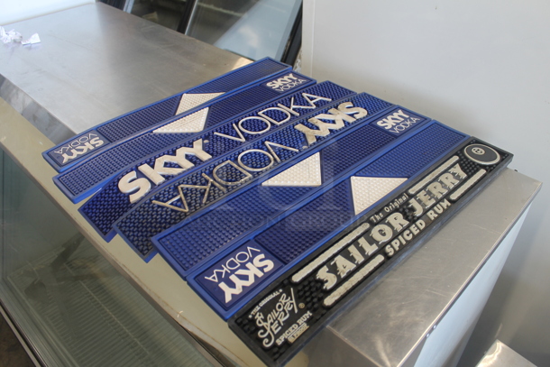 7 Various Bar Mats. Includes Skyy Vodka and Sailor Jerry. 7 Times Your Bid! - Image 3 of 3