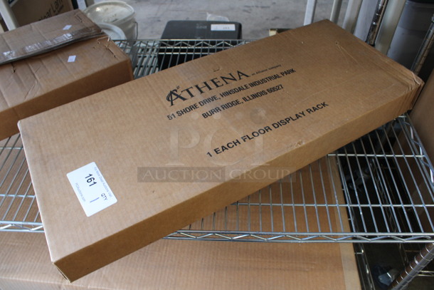 BRAND NEW IN BOX! Athena Metal Floor Display Rack.  - Image 2 of 4