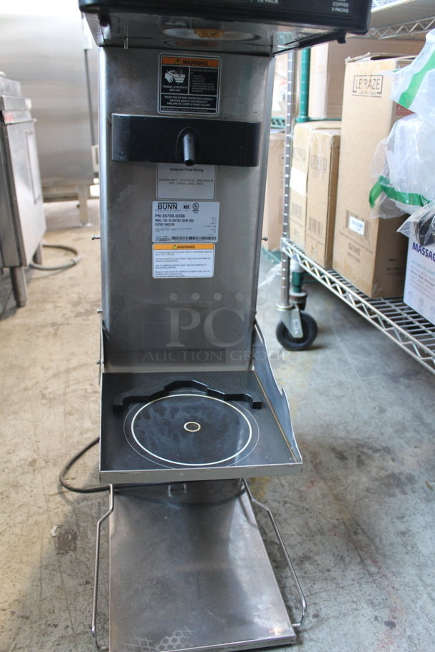 2010 Bunn ITCB-DV Stainless Steel Commercial Countertop Iced Tea Machine w/ Hot Water Dispenser. 120 Volts, 1 Phase.  - Image 5 of 9