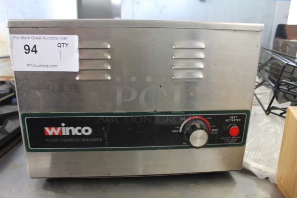 Winco FW-S600 Stainless Steel Commercial Countertop Food Warmer. 120 Volts, 1 Phase. Tested and Working! - Image 4 of 7