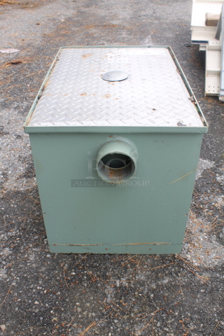 Mifab MI-G-4 Metal Commercial Grease Trap.