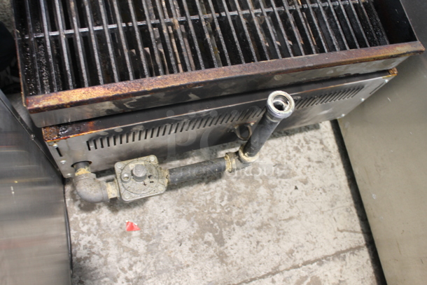 USR Cooking CCB-24 Stainless Steel Commercial Countertop Natural Gas Powered Charbroiler Grill. 60,000 BTU. - Image 7 of 8