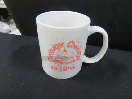 NEW M Ware 11oz Cheeburger Coffee Mug. 12XBID