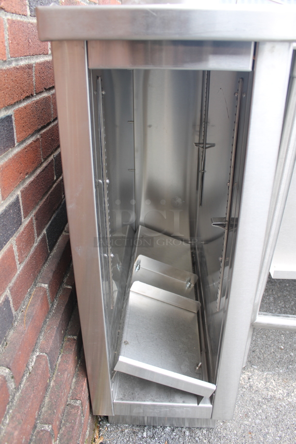 BRAND NEW! Stainless Steel Table w/ Back Splash and Under Shelf. - Image 2 of 5