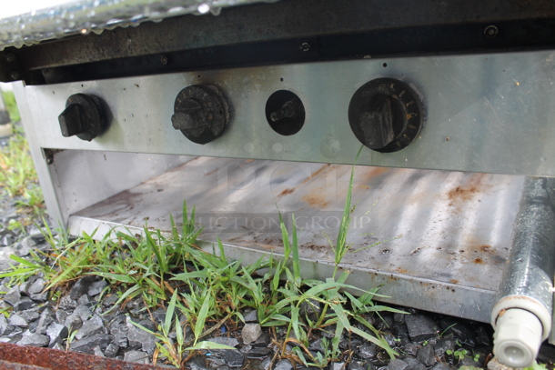 Stainless Steel Commercial Countertop Natural Gas Powered Charbroiler. Missing Grates. - Image 3 of 4