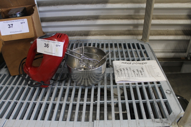 Robot Coupe Metal Hand Mixer.  - Image 1 of 6