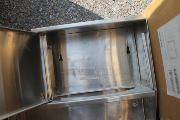 BRAND NEW! Stainless Steel Commercial Single Bay Wall Mount Sink w/ Faucet and Cabinet. - Image 5 of 8