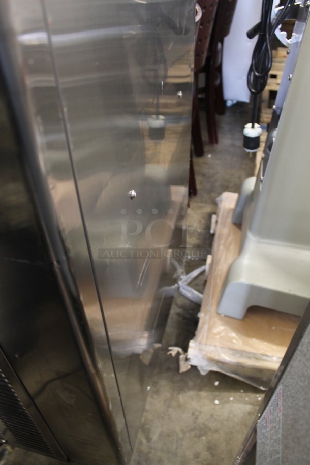 2012 Taylor 342D-27 Stainless Steel Commercial Floor Style Air Cooled 2 Flavor Frozen Beverage Machine w/ Drink Mixer Attachment on Commercial Casters. 208-230 Volts, 1 Phase. - Image 8 of 8