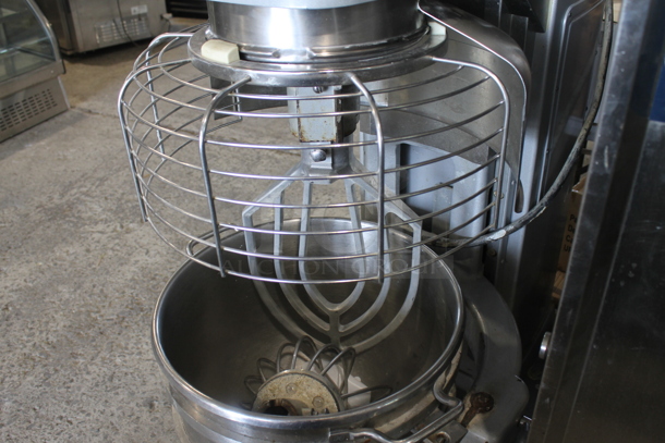 Hobart HL662 Commercial Stainless Steel Electric 60 Quart Mixer With Stainless Steel Bowl, Bowl Guard, Whisk And Paddle. 200-240V, 1/3 Phase.  - Image 3 of 9