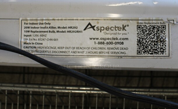 Aspectek Model HR292 Metal Bug Zapper. 120 Volts, 1 Phase. 15.5x3x11 - Image 4 of 4