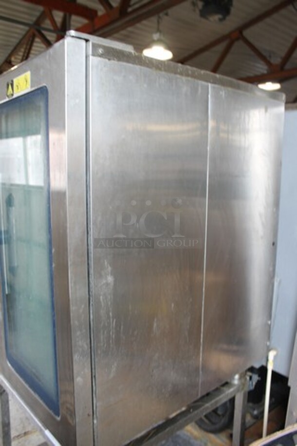 LATE MODEL! Alto Shaam CTP10-10E Stainless Steel Commercial Electric Powered Combitherm Convection Oven on Stainless Steel Equipment Stand. 208-240 Volts, 3 Phase. - Image 3 of 10