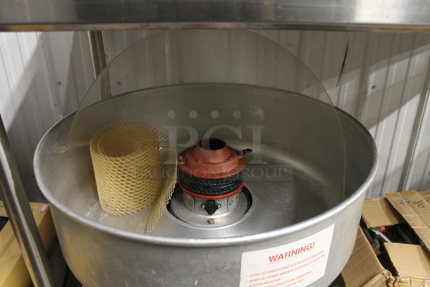 Gold Medal 3077 Floss Maxx Metal Commercial Countertop Candy Floss Cotton Candy Machine. 120 Volts, 1 Phase. Tested and Working! - Image 2 of 5