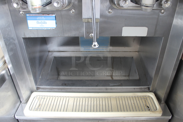 Taylor 342D-27 Stainless Steel Commercial Floor Style Air Cooled 2 Flavor Frozen Beverage Machine w/ Drink Mixer Attachment on Commercial Casters. 208-230 Volts, 1 Phase. - Image 3 of 8