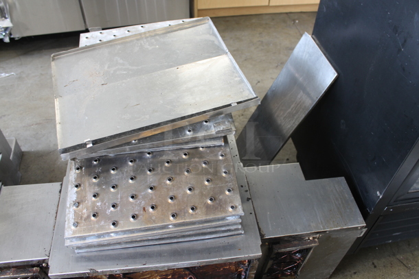 Ovention C20003PH Stainless Steel Commercial Electric Powered Conveyor Pizza Oven. Missing Conveyor Belt. 208/240 Volts, 3 Phase.  - Image 9 of 10