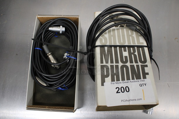 Wires for Shure Microphone. Goes GREAT w/ Lot 199!