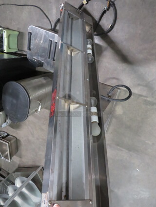 One APW WYOTT Food Warmer. Model# FDL-48. 48X9X2.5