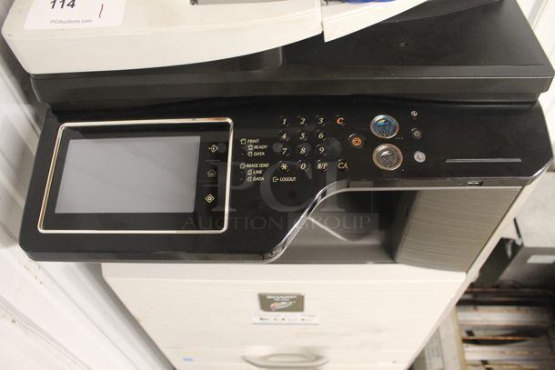 Sharp MX-2616 Commercial Color Copier/Printer With 500 Sheet Paper Drawer And Cabinet.  - Image 3 of 8