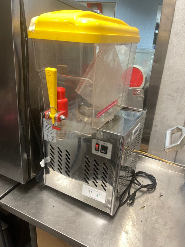 Working! Commercial Drink Dispenser Single Tank Juice Dispenser Cold Drinks NSF 115 Volt Tested and Working!  - Image 1 of 8