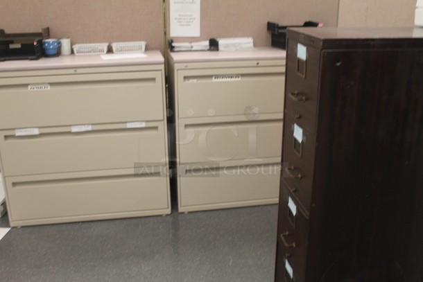 ALL ONE MONEY! ROOM LOT of Various Items Including Filing Cabinets, Table and Shelving Units. BUYER MUST REMOVE. - Image 6 of 12