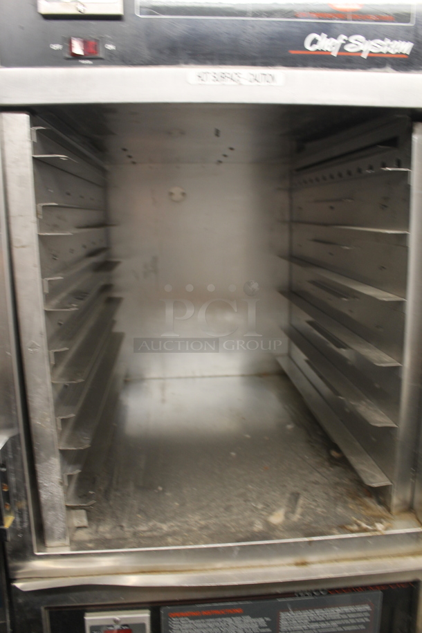Hatco Commercial Stainless Steel Cook And Hold Double Oven With Pan Racks On Commercial Casters. 115 Volts, 1 Phase - Image 4 of 6