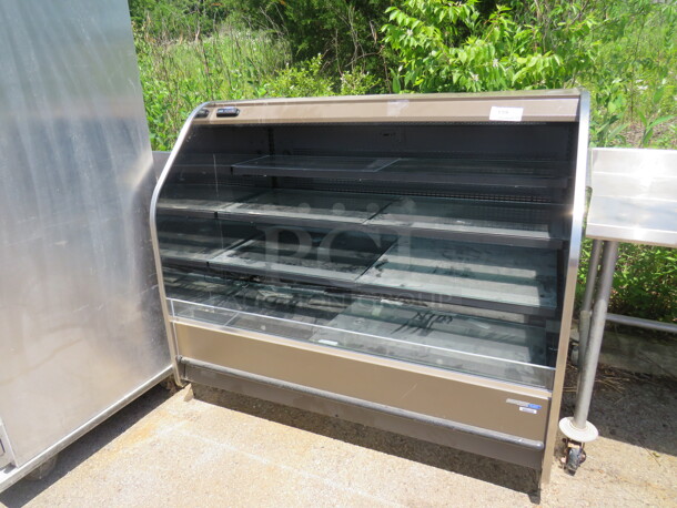One Barker Refrigerated Display Case With 2 Shelves. #4493584. 58X41X52 - Image 2 of 3