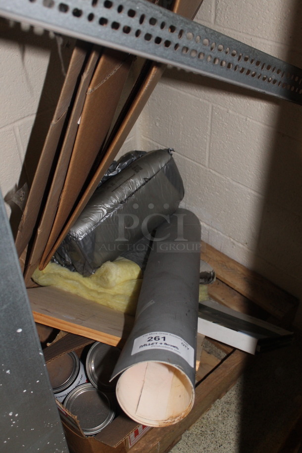 ALL ONE MONEY! Lot of Various Items Including Cardboard and Metal Tins. BUIYER MUST REMOVE. - Image 1 of 4