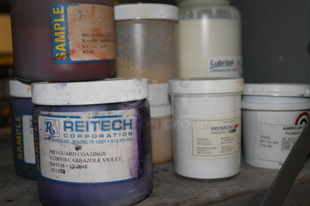 Gray Metal Shelving Unit w/ Contents Including Chemicals. BUYER MUST REMOVE. - Image 3 of 5