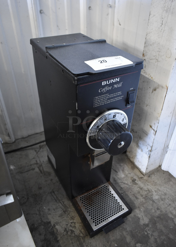 2016 Bunn G1 HD Metal Commercial Countertop Coffee Bean Grinder. 120 Volts, 1 Phase. Tested and Working! - Image 2 of 10