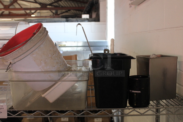 ALL ONE MONEY! Lot of Various Items Including Poly Cookie Case and Poly Bins - Image 3 of 3