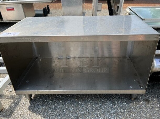 Stainless Steel Counter w/ Under Shelf. 37x18x23