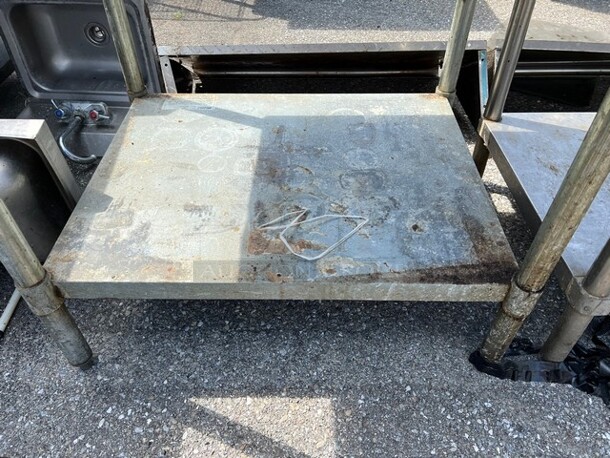 Stainless Steel Table w/ Under Shelf. 36x30x35.5 - Image 3 of 3