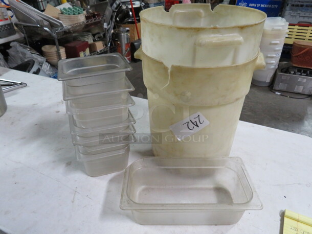 One Lot Of Assorted Food Storage Misc. Chipped/Cracked. - Image 1 of 3