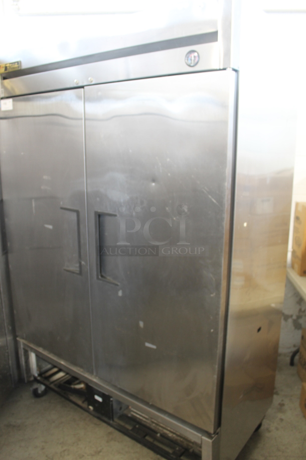 2013 True T-49F Commercial Stainless Steel Two Door Reach In Freezer With Polycoated Racks on Commercial Casters. 115V, 1 Phase. Tested and Working! - Image 3 of 7