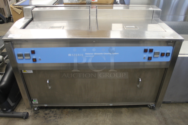 Steris Reliance Ultrasonic Cleaning System Dwave-11-DRW on Commercial Casters 208 Volt 1 or 3 Phase - Image 1 of 8