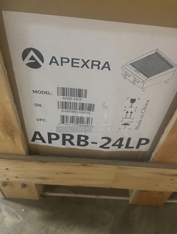 LP Apexra 24in CharBroiler Radiant, Comes w Nat Gas Conversion Kit - Image 2 of 5