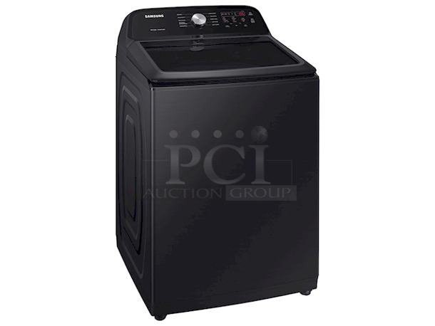 Samsung 50R5400A*/WA50T5300A* 5.0 cu. ft. Top Load Washer with Active WaterJet in Black