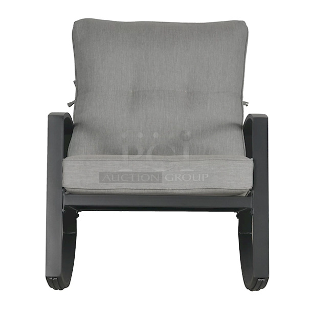 Mainstays Asher Springs 2-Piece Outdoor Furniture Patio Rocker Set -Grey. 3x Your bid.
36.00 x 27.50 x 29.40  - Image 3 of 11