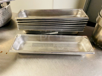 SWEET! Vollrath 30522 Super Pan V® 1/2 Size Long 2 1/2" Deep Anti-Jam Stainless Steel Steam Table / Hotel Pan - 22 Gauge. 21x6-1/2x2-1/2 10x Your Bid