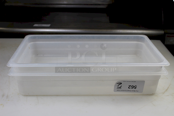 Cambro Full Pan 1/1 x 4". 2x Your Bid. - Image 3 of 9